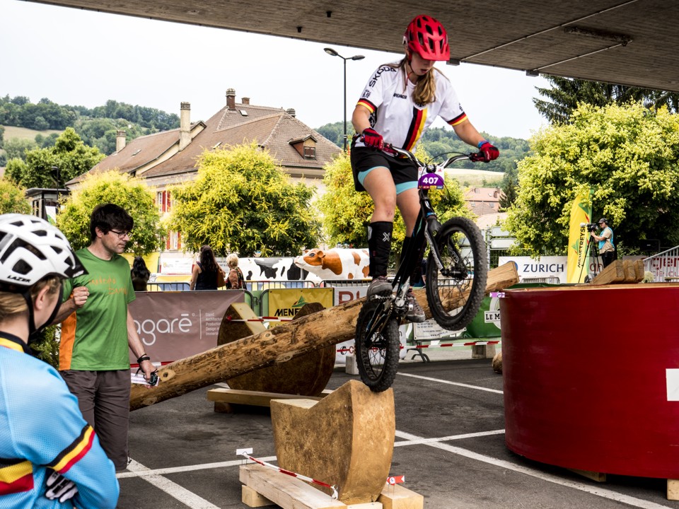 Celina startete bei der EM in der Schweiz