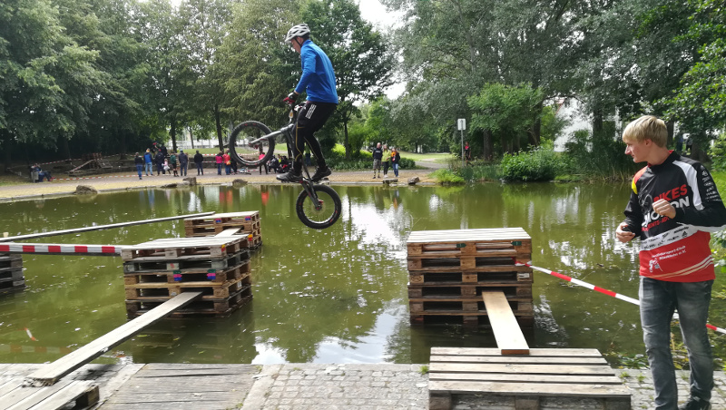 Deutsche Meisterschaft Fahrradtrial erstmals in Heiligenrode