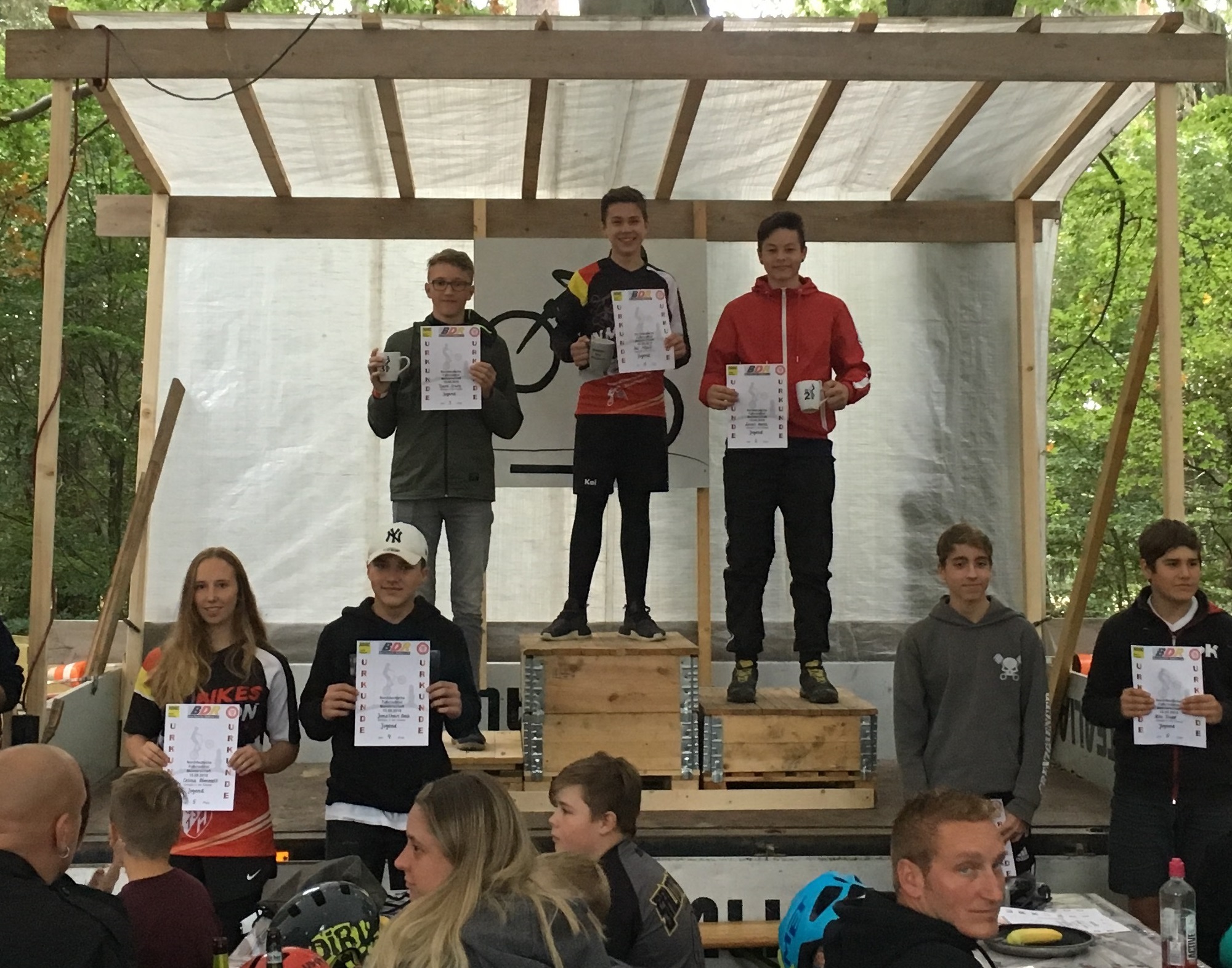 Endlauf der Norddeutschen Meisterschaft im Fahrradtrial in Riedelbach