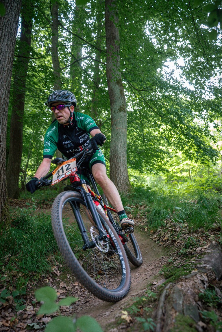 Funbiker des TSV Heiligenrode auf Podestjagd bei „Weg mit dem Speck“ in Waldkappel